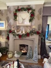 Laura Ashley Green Pre Lit Garland with Bells 250cm
